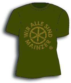 T-Shirt in grüner Farbe mit Motiv 